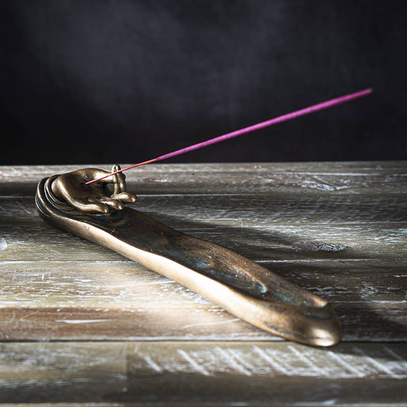 Pacific Trading - Vente Porte-encens - Brûleur d'encens Main de Bouddha0