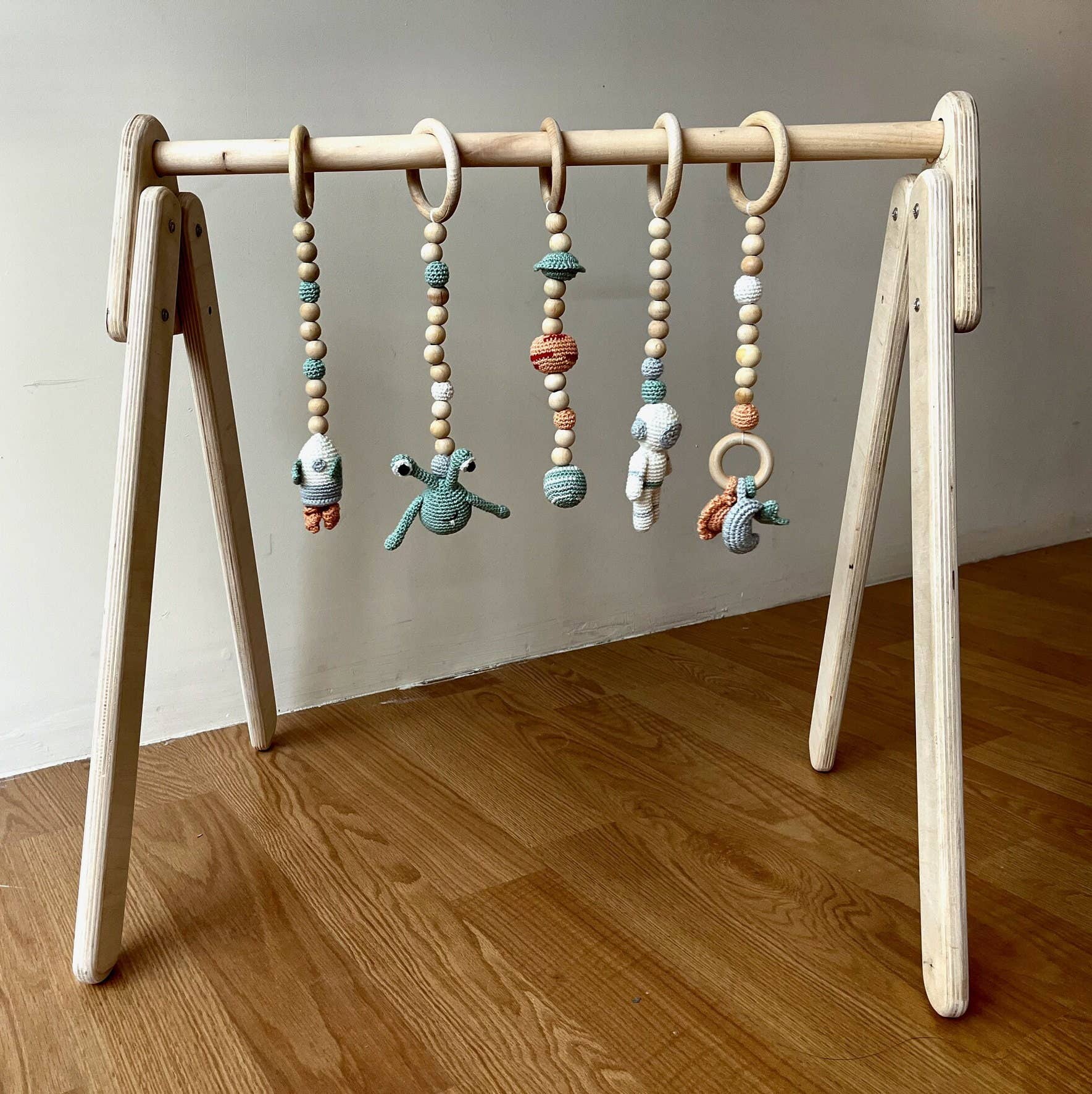 kidodido - Wholesale Wood Toy - Kids - Montessori Baby Play Gym For Toddler2