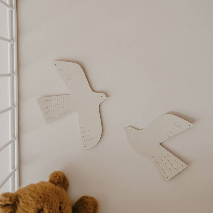 Zakuw - Wholesale Wall Accent - Decorative leather bird - size S3