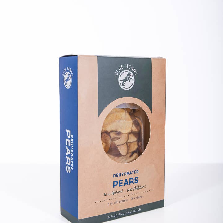 BlueHenry LLC - Wholesale Cocktail Mix/Syrup - Dehydrated Pear Slice Garnish1