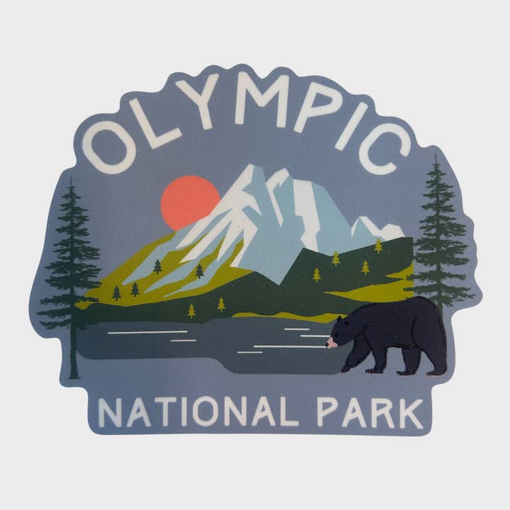 Olympic National Park Sticker for engroshandel hos Plantiful Design Co