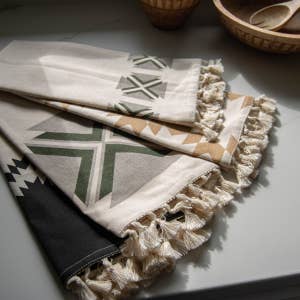 6 Pcs Southwestern Kitchen Towels Boho Aztec Theme Dish Towel Western Aztec