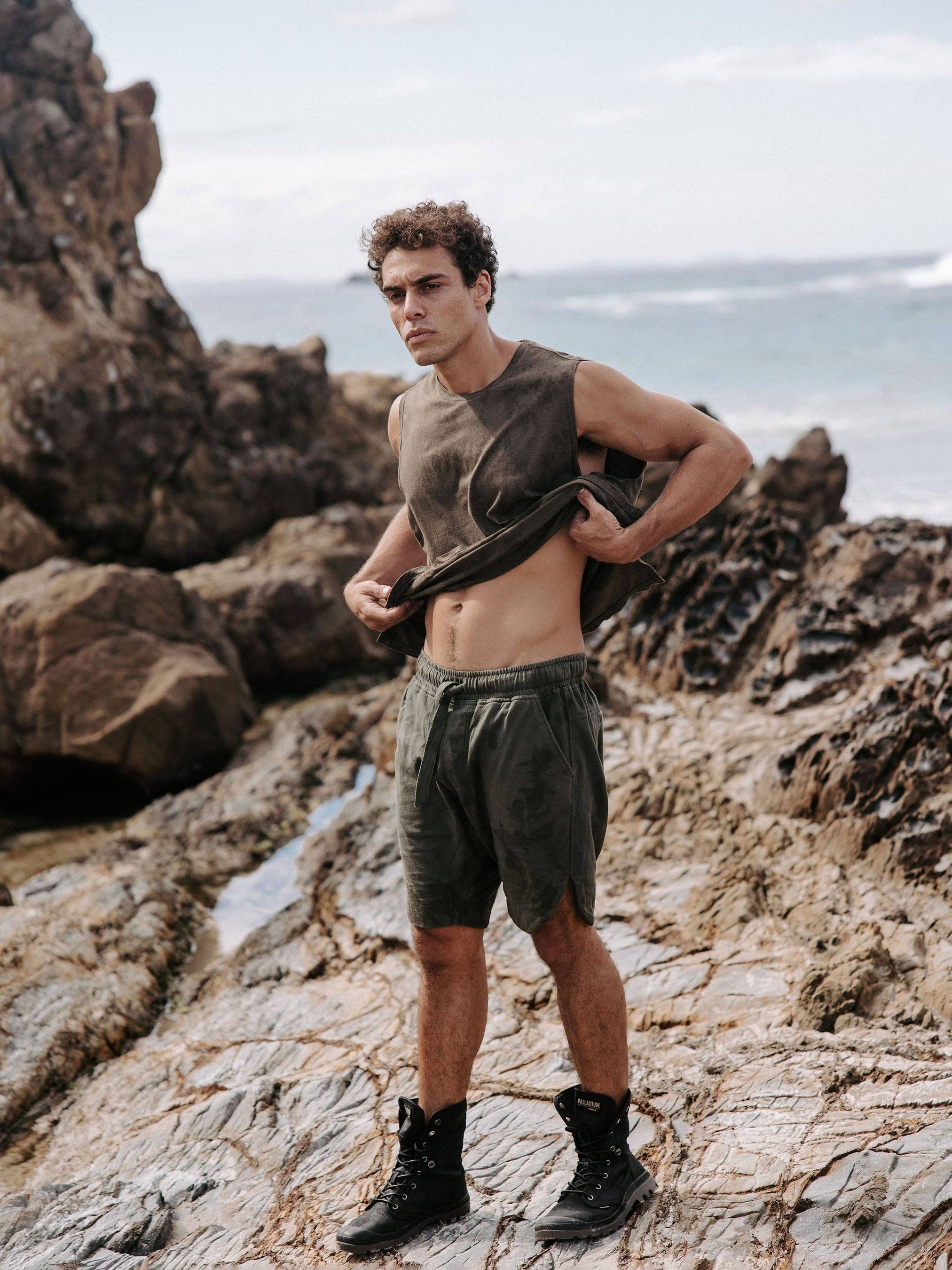 IDIS - Wholesale Korte broeken - Heren - Sidewinder - Green Wash1