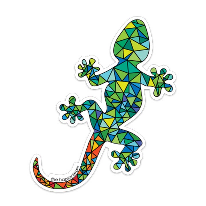 4" Lizard Vinyl Sticker for wholesale by The Happy Sea