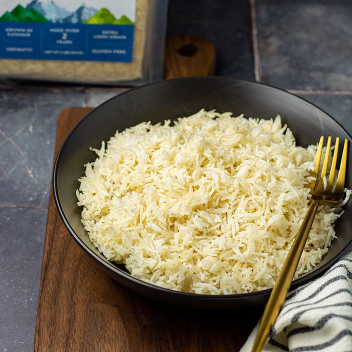 Pure Indian Foods - Wholesale Rice - Himalayan Basmati Rice Aged 2 Years, Certified Organic - 2 l