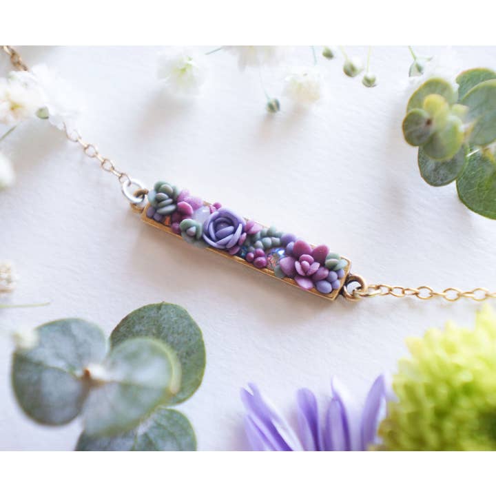 Bitty Sideways Bar Necklace for wholesale by Colourful Blossom