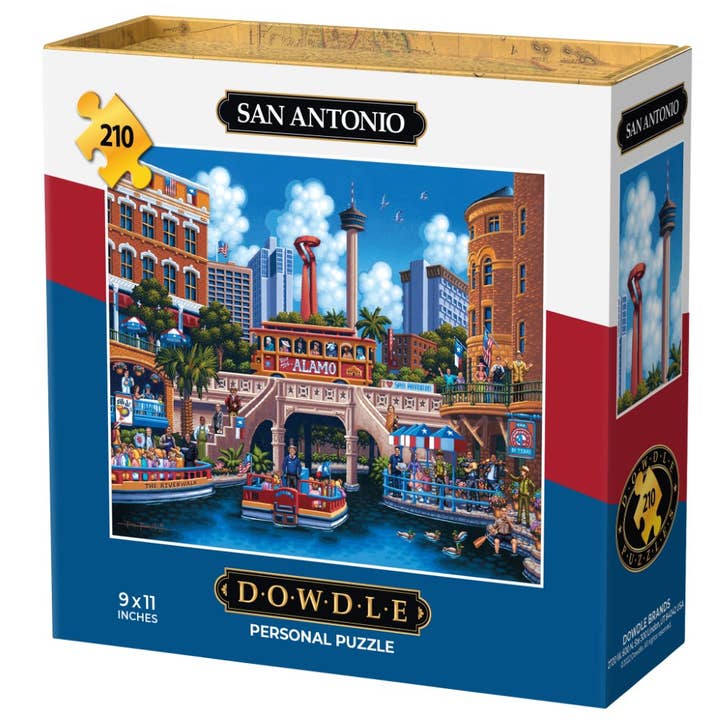 Boardwalk Puzzle Company - Wholesale Puzzle - Adult - San Antonio - Personal Puzzle - 210 Piece3
