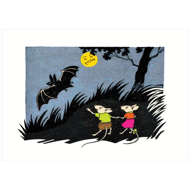 Lucca Paperworks - Wholesale Halloween Card - Farewell Bat! | Halloween Greeting Card1