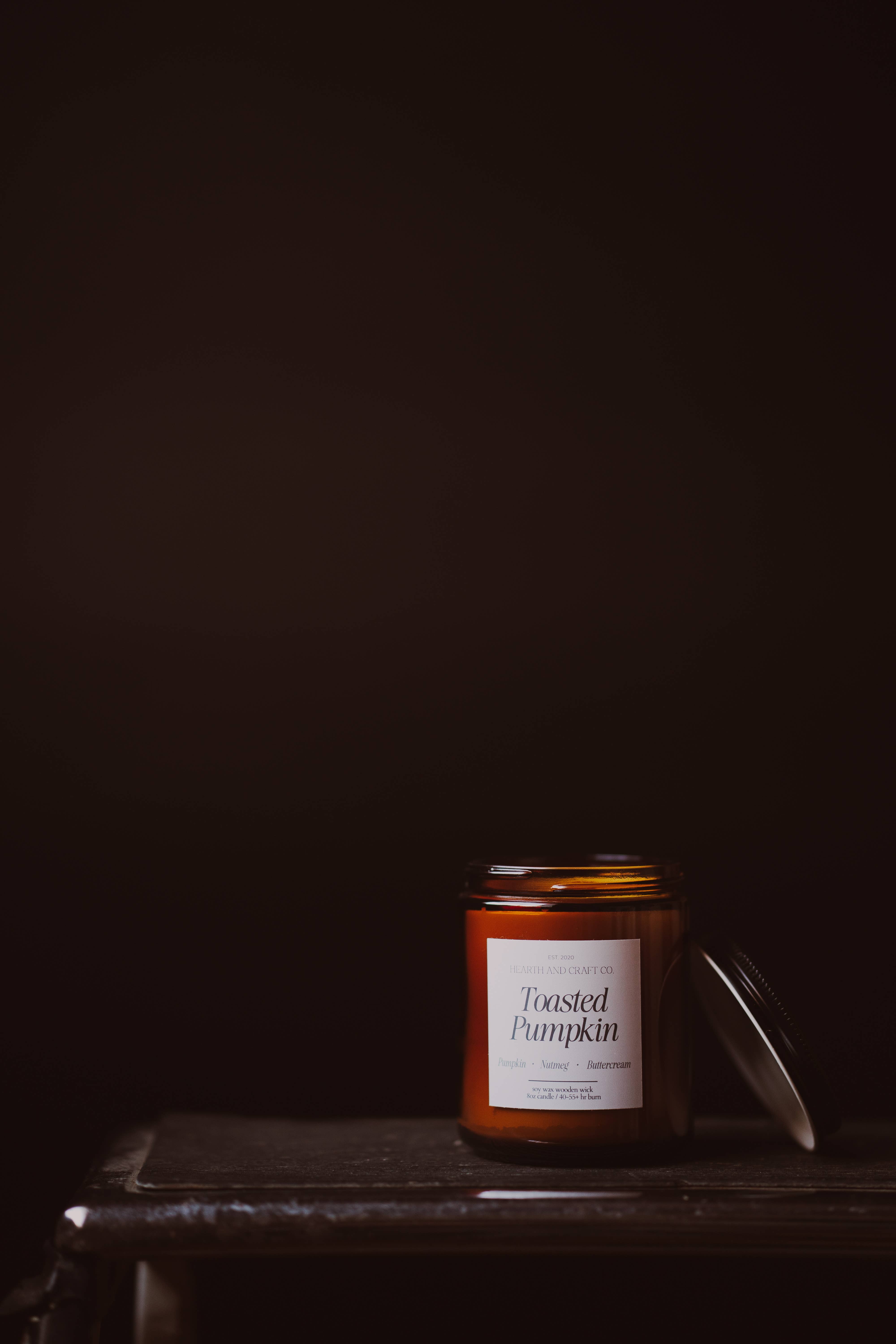 Hearth and Craft Candle Co. - Wholesale Jar/Filled Candle - TOASTED PUMPKIN2