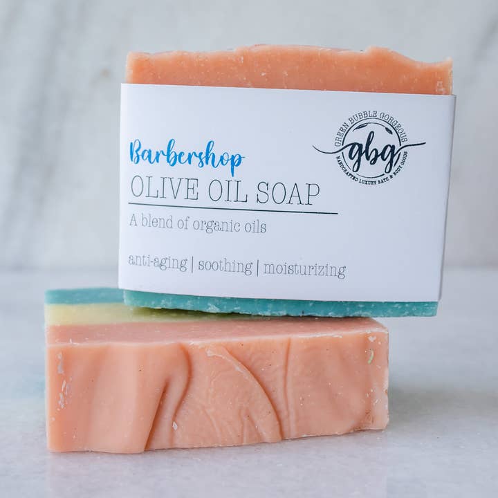 Barber Shop Olijfoliezeep voor wholesale door Green Bubble Gorgeous