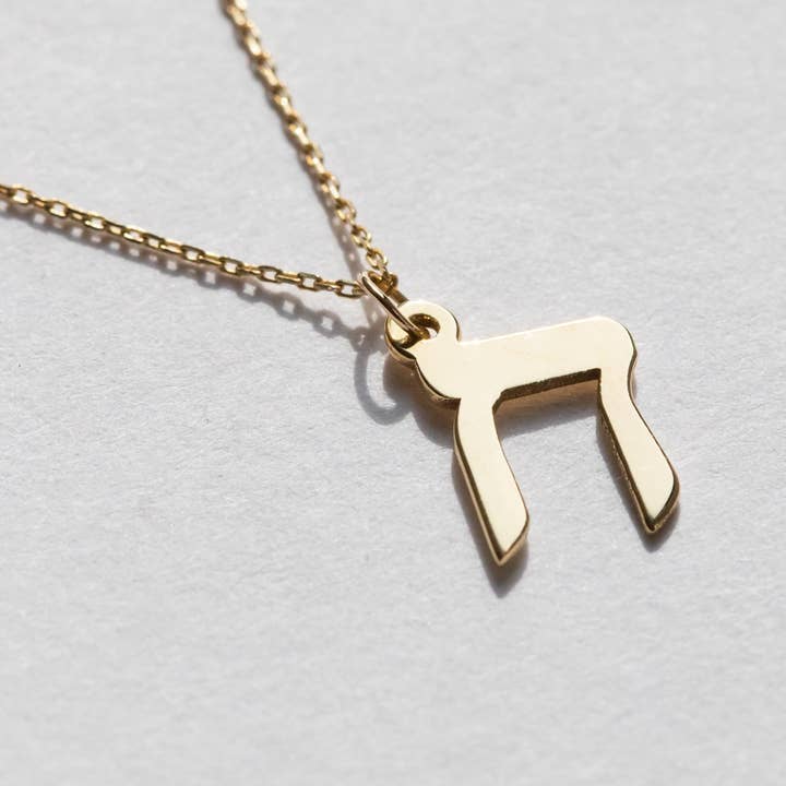 Jødiske Chai vedhæng halskæde for engroshandel hos Meri Lou Jewelry