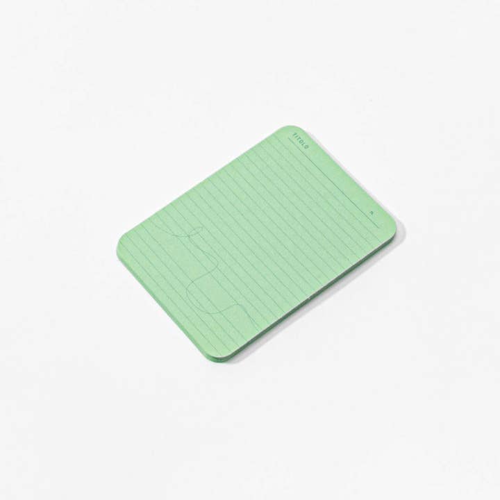 Foglietto - Wholesale Stationery/Notecard Set - Deck of A7 single-colored memo cards18