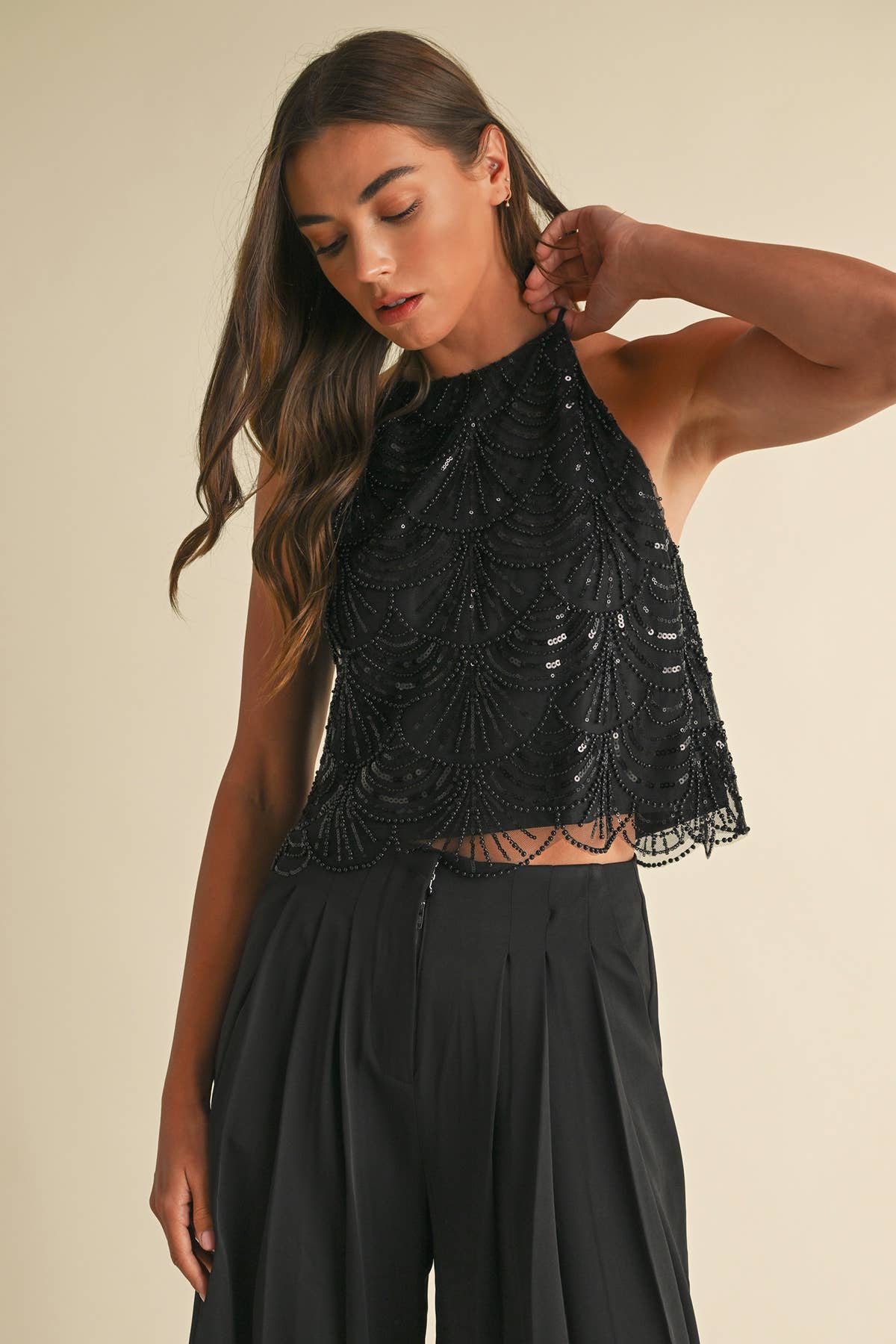 White Mermaid embellished Top for wholesale on Faire11