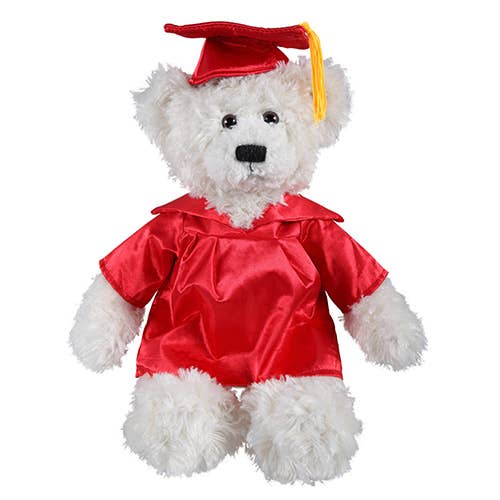 Plushland - Wholesale Stuffed/Plush Toy - Kids & Baby - Graduation Cream Brandon 12”5