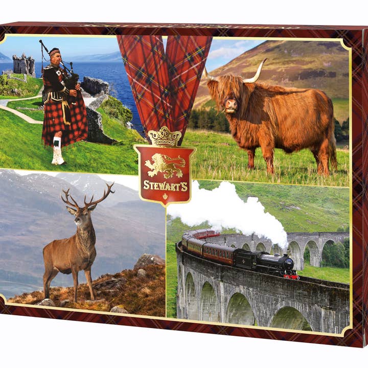 Scottish Shortbread Cardboard Pack - 400g for wholesale by Stewart's Scotland