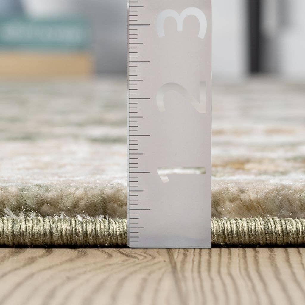 Abani Rugs – Großhandel Teppichvorleger – Abani Teppiche Ivy Vintage Grüner Floraler Bereichsteppich6