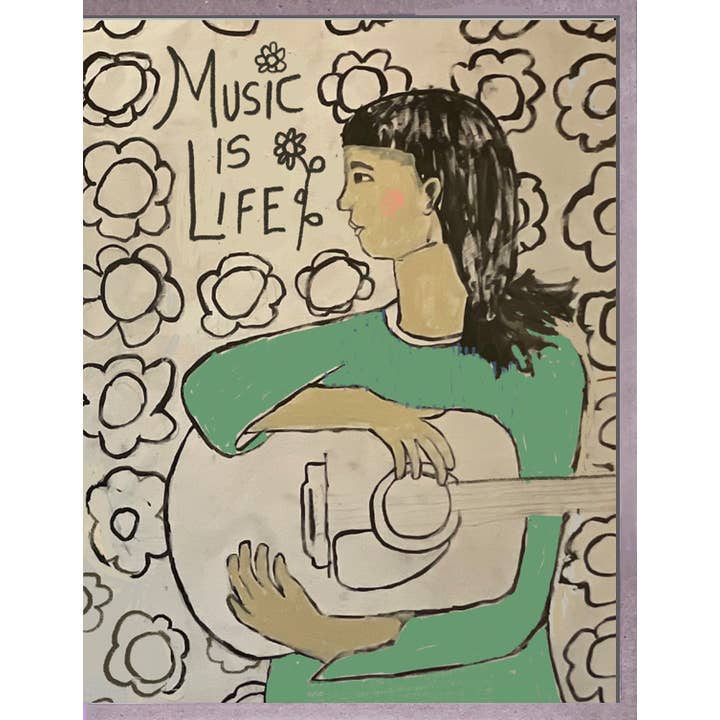 Blueberry Road Cards - Wholesale Everyday Greeting Card - Music is Life