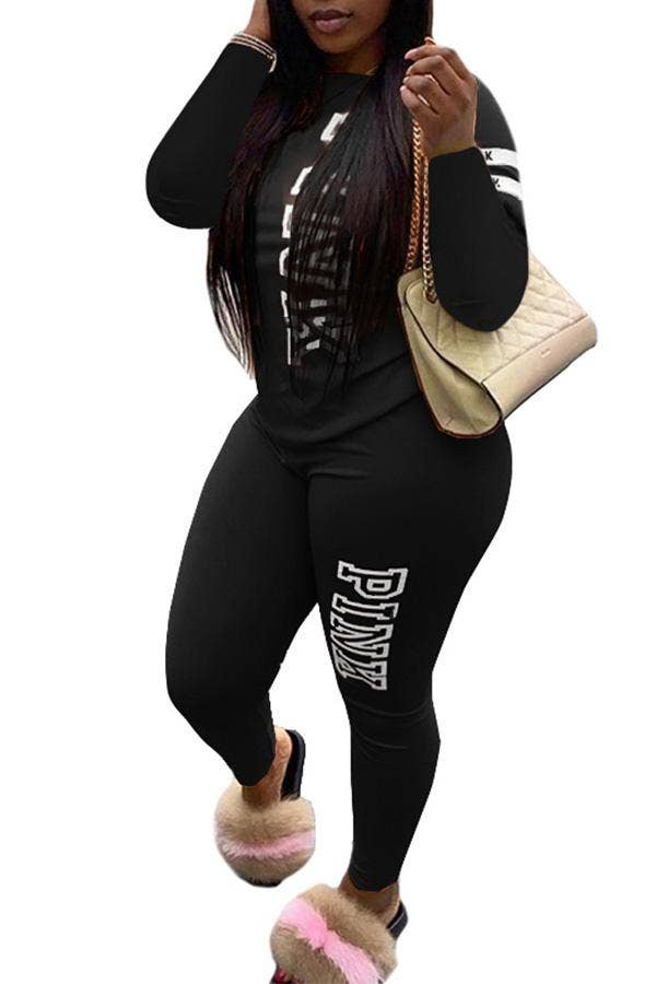 MB Fashion Wholesale - Wholesale Top & Pant Set (NOT Loungewear) - Women's - MB FASHION LETTER CAUSAL SETS 3598R4