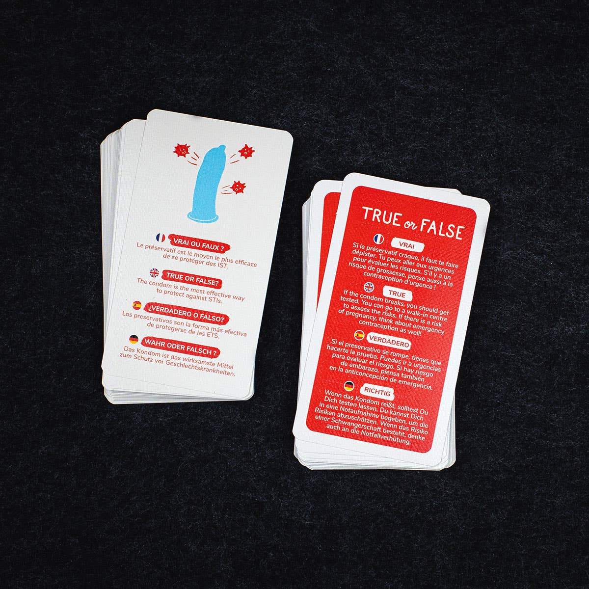 Topla - Wholesale Card Game - True or False - The game about STIs3