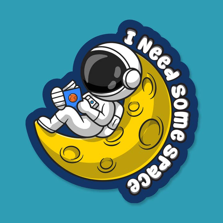 I Need Some Space – 3" Vinyl Sticker for wholesale by dash&doodle
