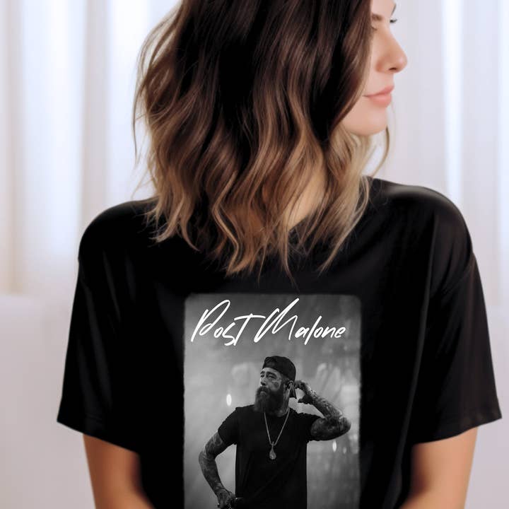 Posty 2024 Tour Crewneck Tee - Unisex Post Malone Merch for wholesale by TheKingShirt