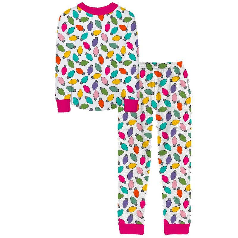 Wholesale Kids Holiday Lights Pajama Set, Size 2T for your store