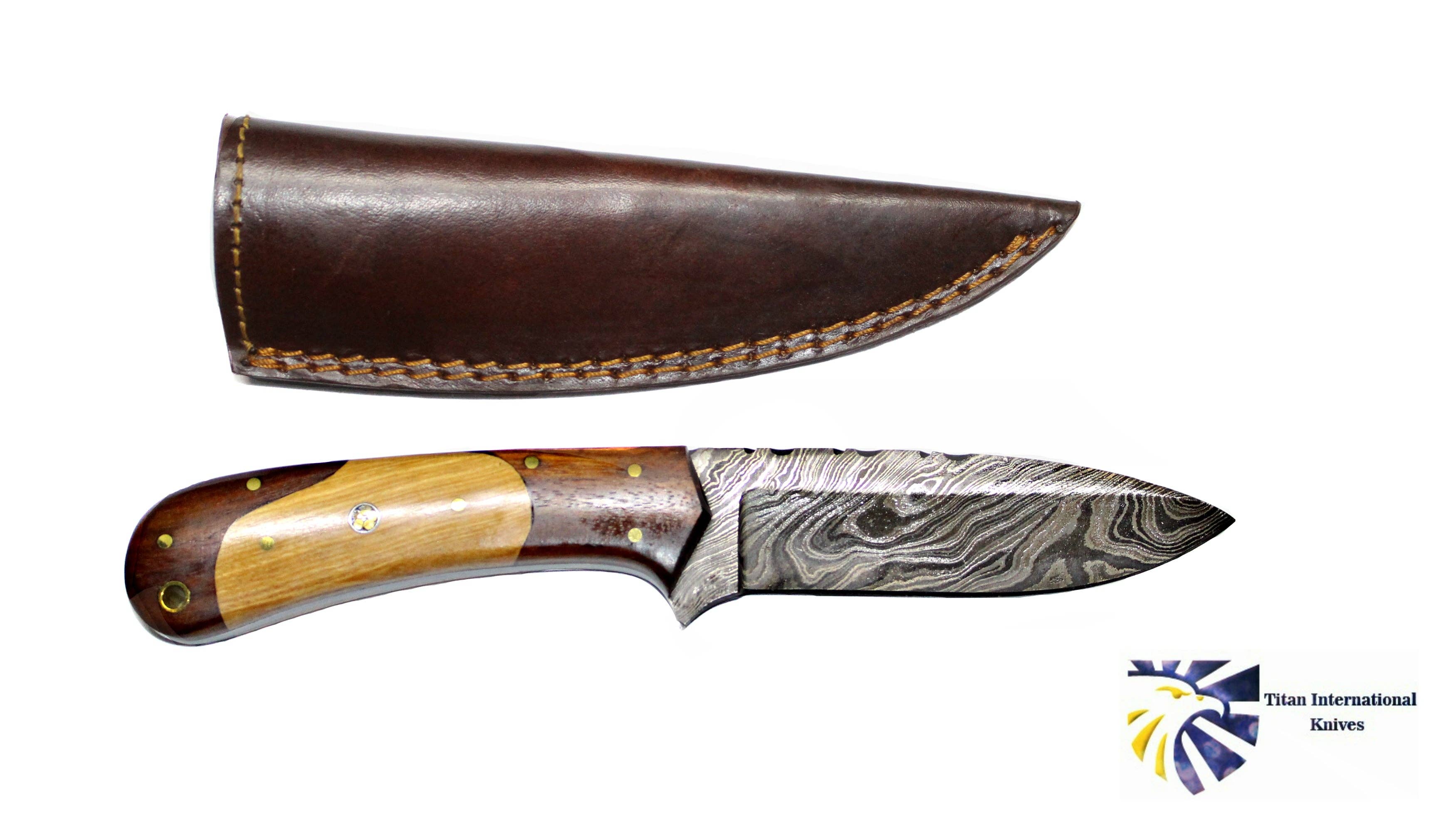 wholesale hand forged knife, damascus knife, hand forged