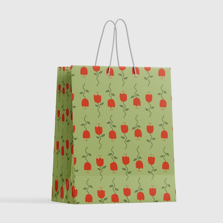 Tulips Gift Bag for wholesale by Moon&June Studio