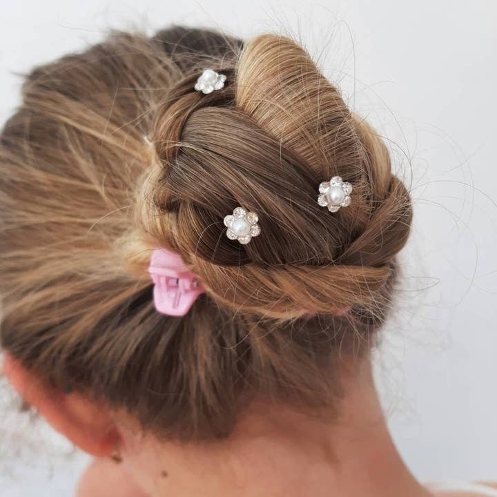 JUL ET FIL - Venta al por mayor Horquillas para el pelo - Juego de 4 pasadores para moños, joyas para el pelo de boda