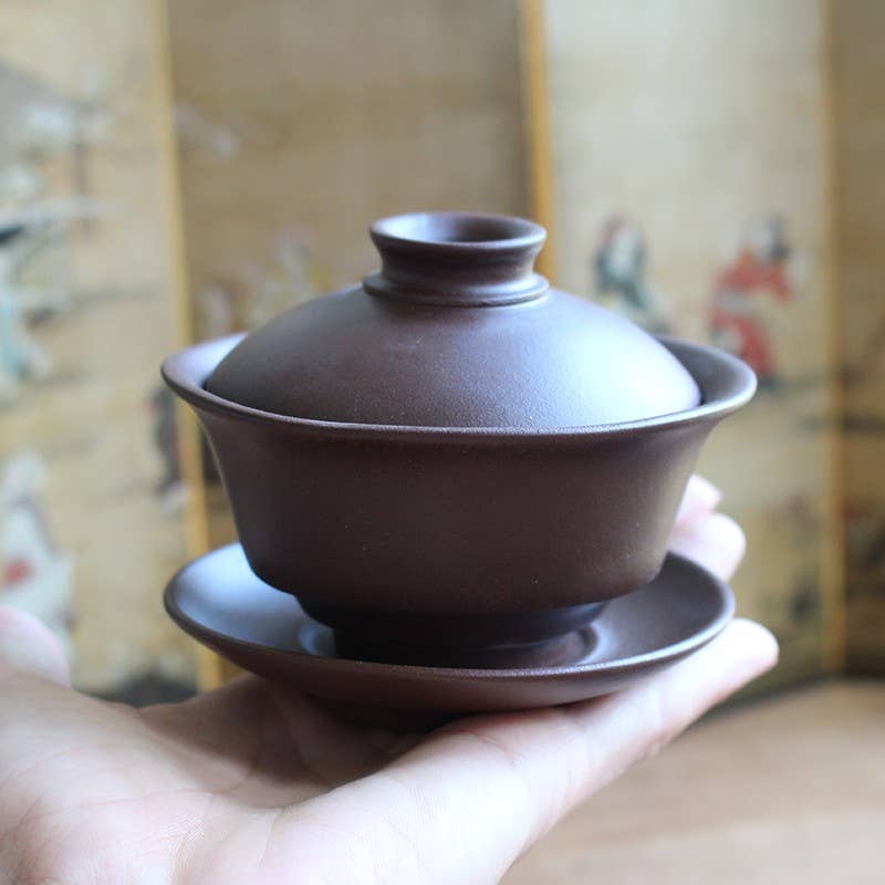 Tea soul - Wholesale Tea Pot - Traditional Yixing clay gaiwan 110 ml4