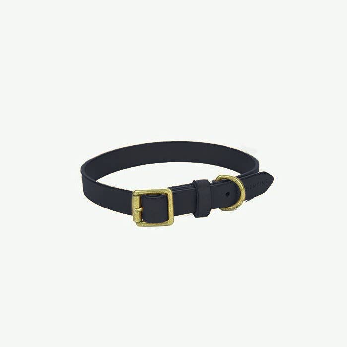 Beaton Flat collar - Navy, Small for wholesale by Clementine est dogs