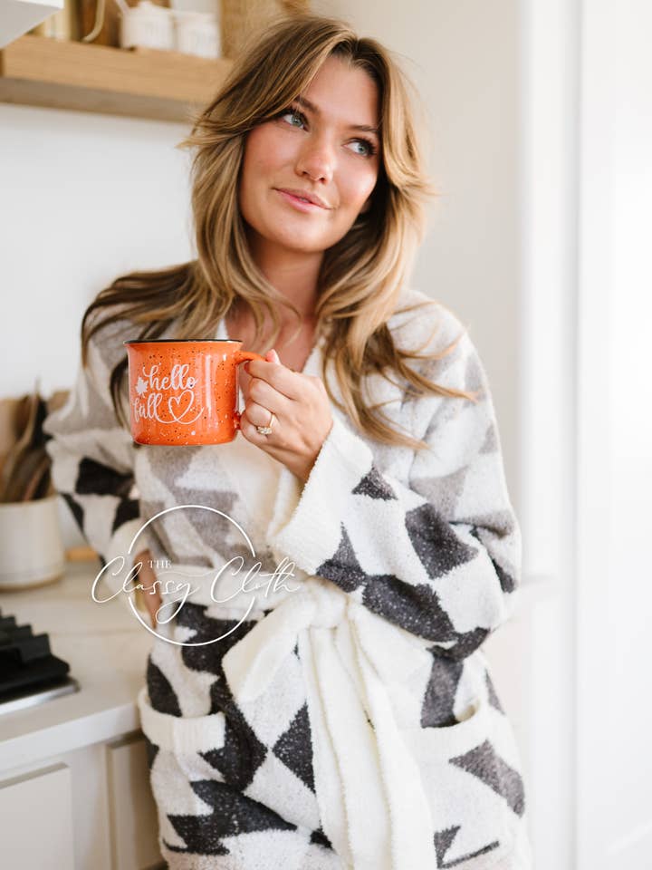 The Classy Cloth WS - Wholesale Robe - Women's - Luxe Robe - Beige Southwest RTS3