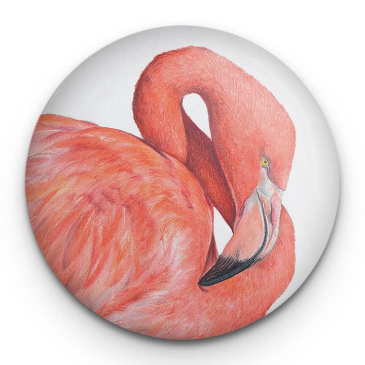 Grote Flamingo - Magnetische flesopener voor wholesale door Hayley Wilson