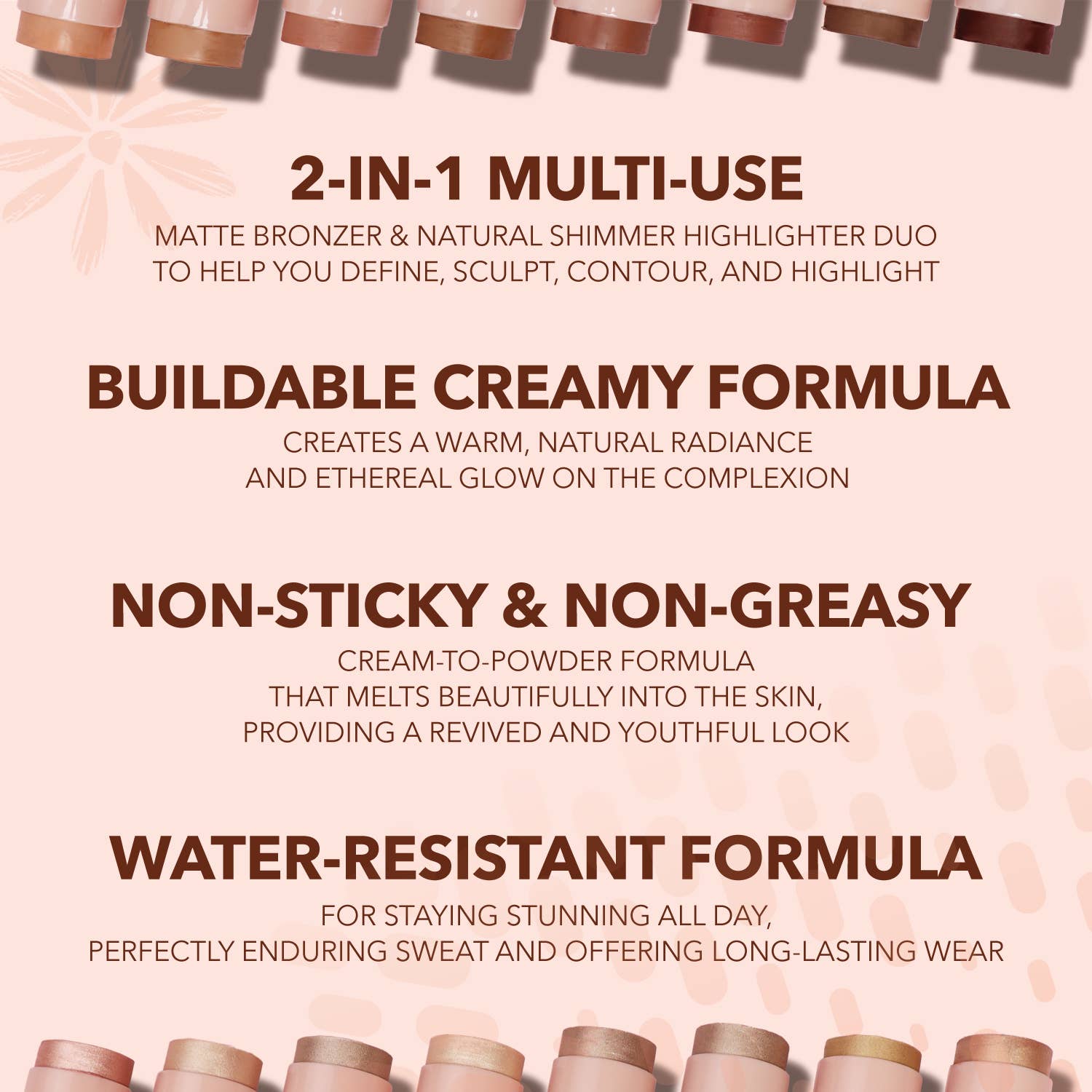 Moira Cosmetics - Wholesale Makeup Contour - Moira Makeup Display Liquid Contour & Duo Stick 48pcs3