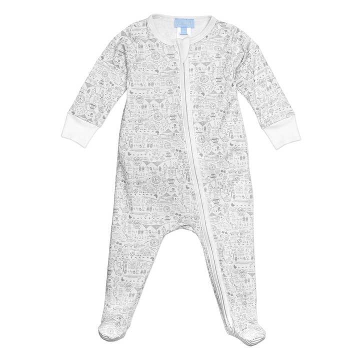 Boston Zip Baby Onesie for wholesale by Joy Street