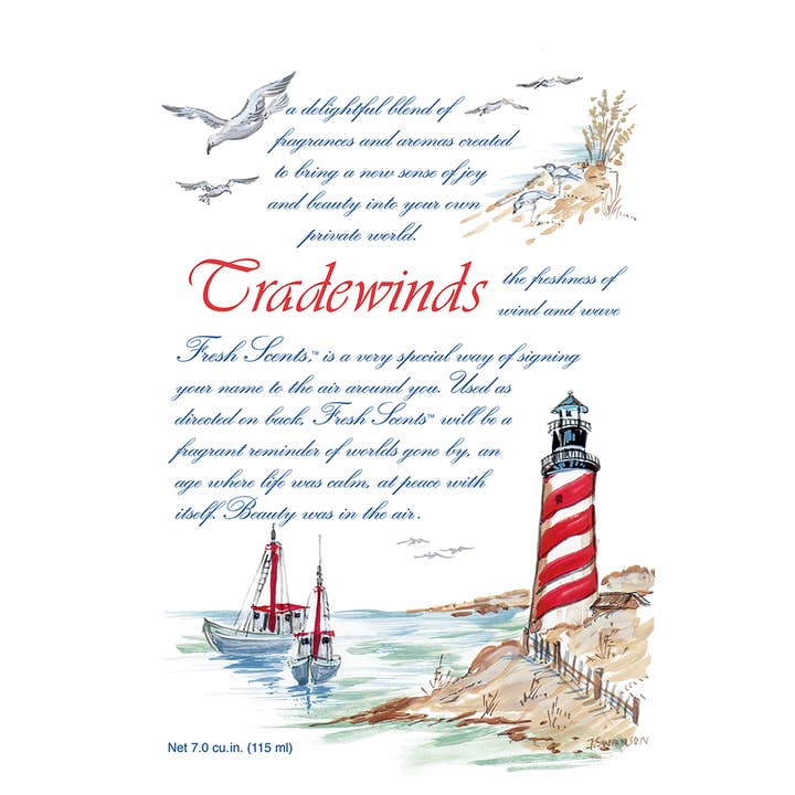 The Willowbrook Company - Wholesale Sachet - Fresh Scents | Tradewinds Sachets | Nautical, Coastal