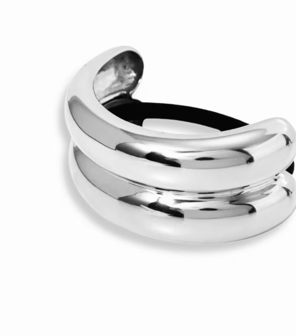 HoopLa - Wholesale Hair Tie - Hair Tie- Pony Tail Jewelry- Puffy SteelJewelry- Steel 14K
4