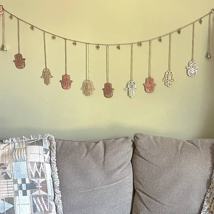 Hamsa Garland for wholesale by Mira Fair Trade