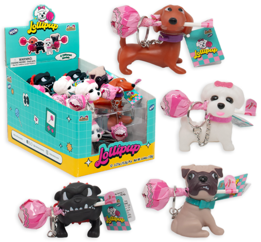 iSweet.ca - Wholesale Hard Candy - Kidsmania - Lollipup 10g x 12 Units0