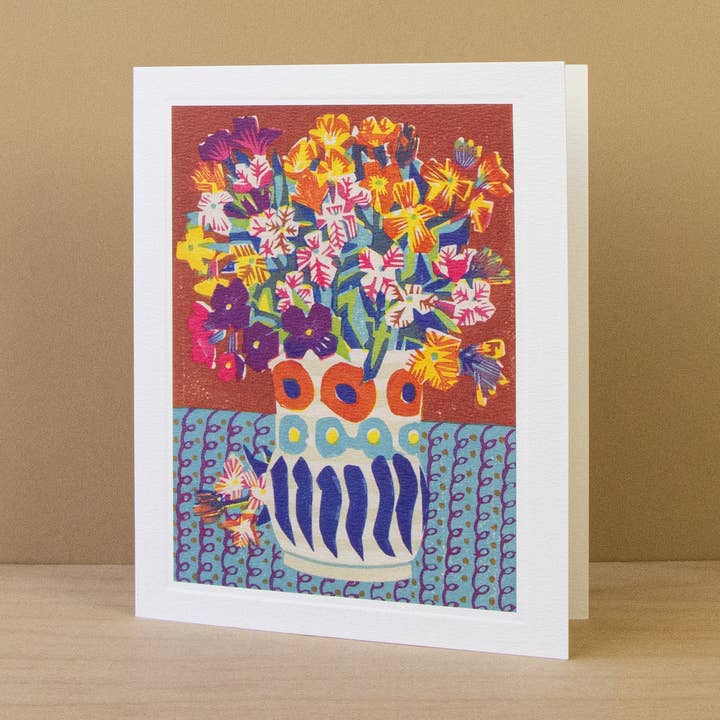 Art Angels - Wholesale Everyday Greeting Card - Wallflowers In Charleston Vase0