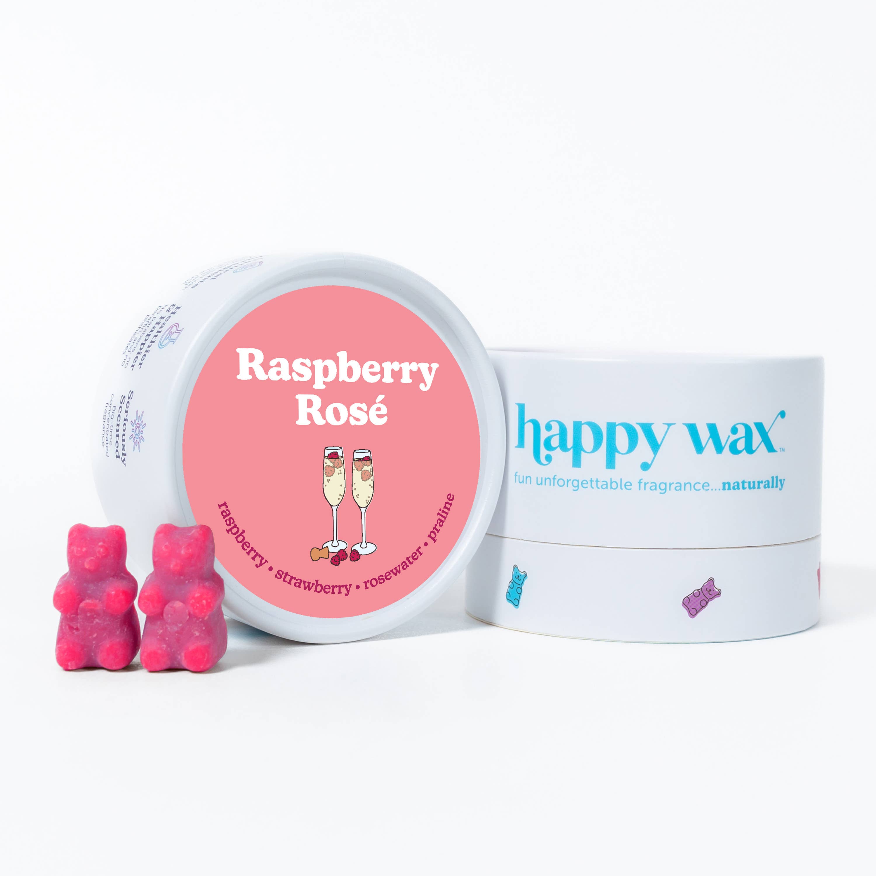 Happy Wax - Wholesale Wax Melt - Raspberry Rosé Wax Melts (4 oz)1