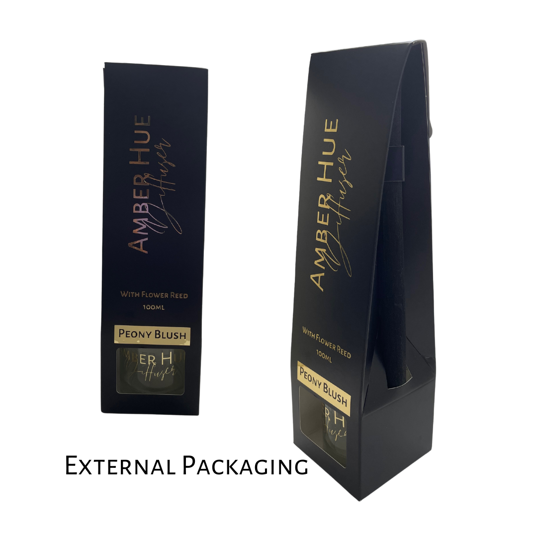 Amber Hue Candles - Wholesale Reed Diffuser - Sample - Flower Reed Diffuser5