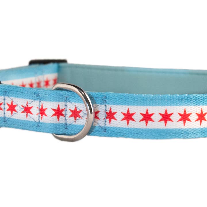 Sophisticated Pup - Wholesale Halsband - Hond - Chicago Flag Hondenhalsband - Comfort Soft1
