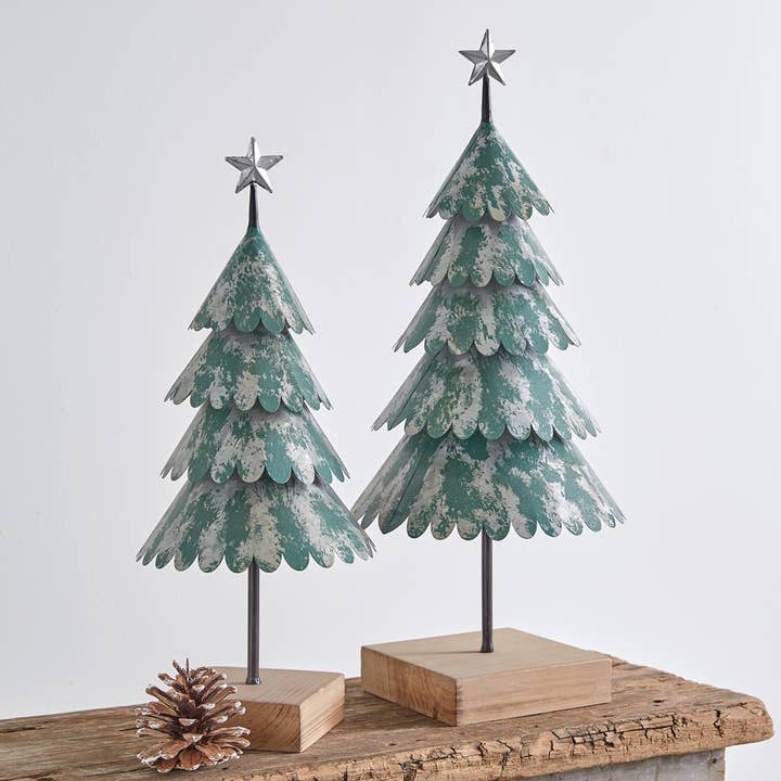 CTW Home Collection - Wholesale Christmas Decoration - Set of Two Evergreen Trees