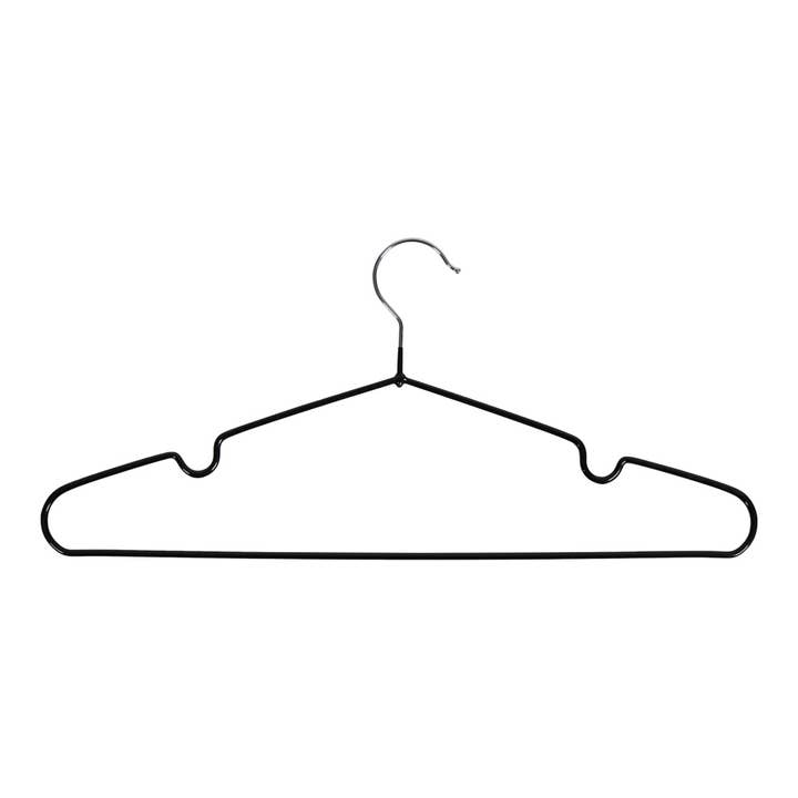 Massa Hangers - Metal hangers with black coating S/10 for wholesale on Faire2
