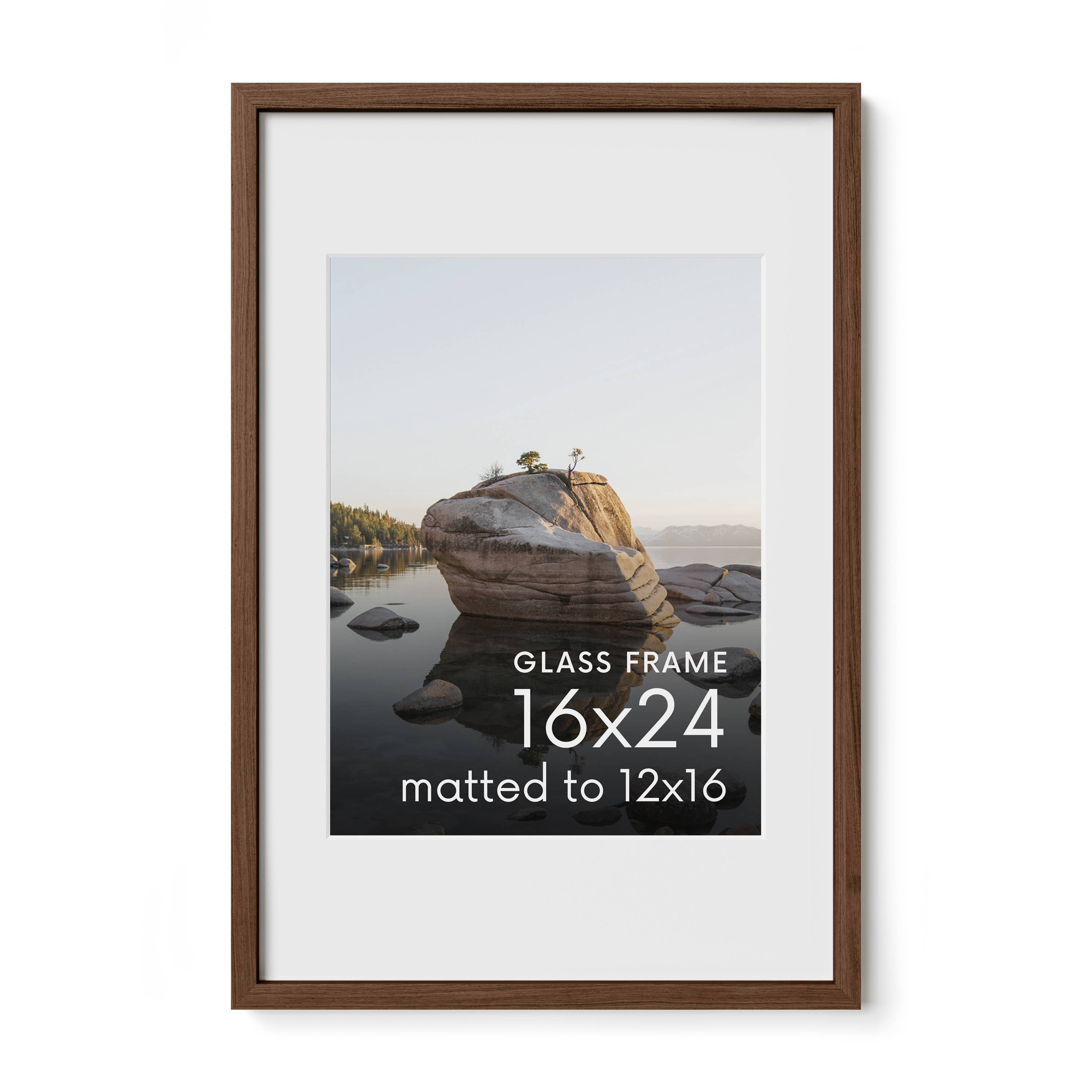 Haus and Hues - Wholesale Picture Frame - Walnut Oak Frame with Glass15