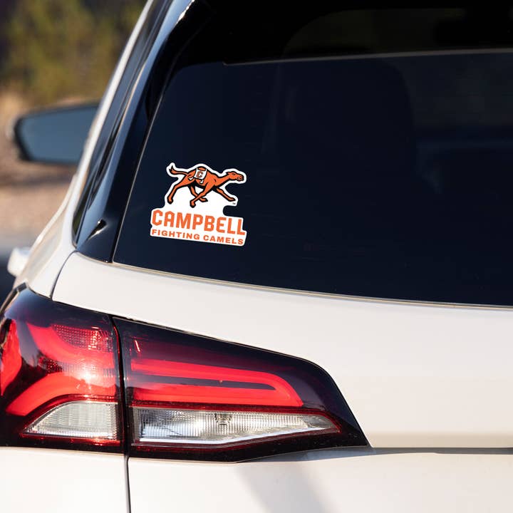 Rico Industries - Wholesale Car Decorative Charm - Unisex - NCAA Campbell Fighting Camels Medium Die Cut Decal2