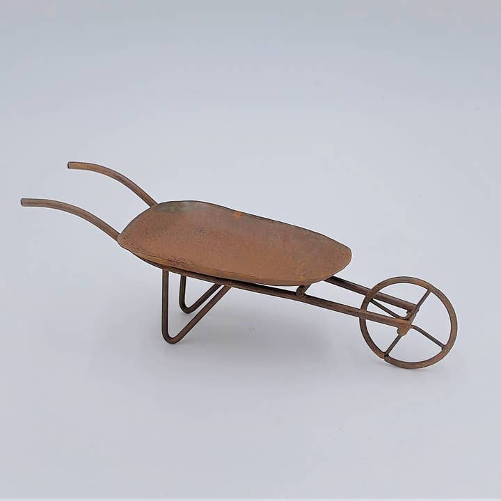 Home Kreation by KK dba Kraft Klub – Engroshandel Pyntefigur – MINI RUSTEN TIN TRILLEBØR 6"