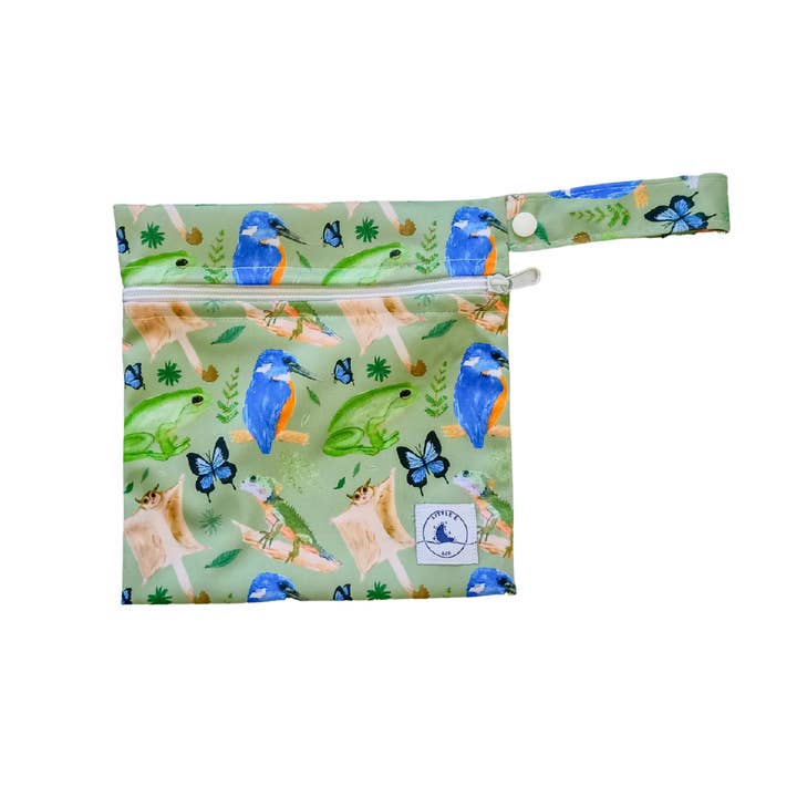 Little E & Co - Wholesale Swim Diaper - Baby - REUSABLE SWIM NAPPY & MINI WET BAG COMBO ~ FOREST4