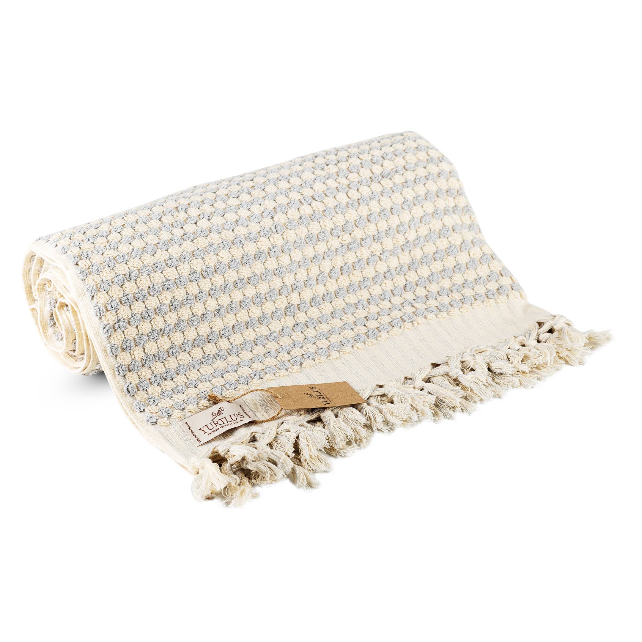 YURTLUS - Wholesale Bath Towel - Pompom Bubble Turkish Cotton Towel for Bath Beach Boutique21